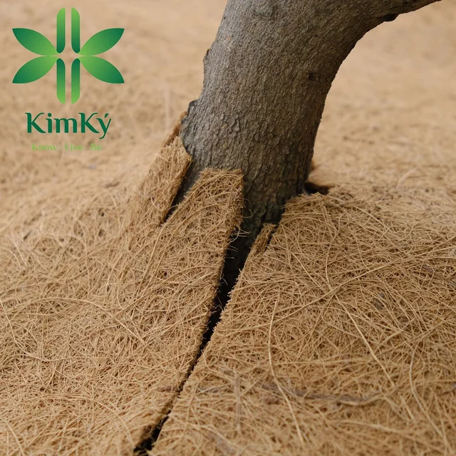 Biodegradable Tree Ring Mulch Mats Natural Material Soil Health Using