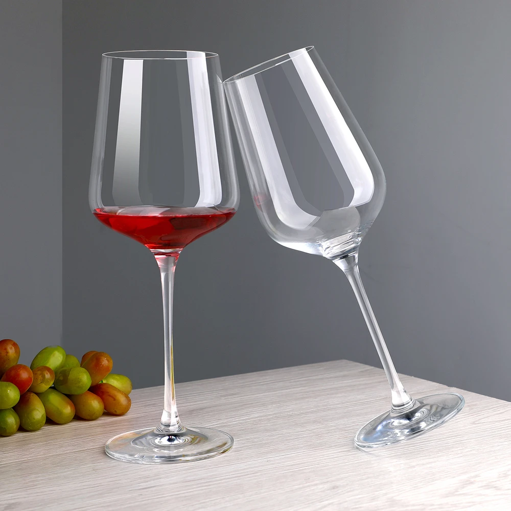 RTS Stock Wholesale Luxury Elegant Crystal Red Wine Glass Goblet Long Stem for Wedding Party Restaurant Bar Premium Glassware