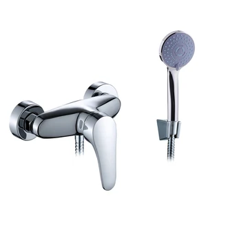 Exquisite In-wall Mounted Hot Cold Water Mixer Valve Brass Bath & Shower Faucets For Bathroom