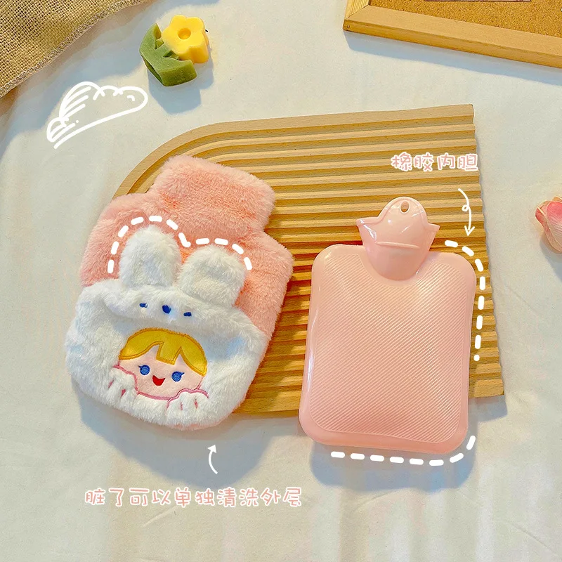 Cartoon Plush Toys Hot Water Bag Filling Water Warm Bag Hot Compress ...