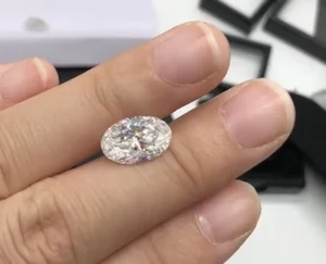 CVD HPHT Lab-Grown Diamond 70-90 Point Oval  Cut IGI Certified Synthetic Diamond Jewelry Loose Diamond Jewelry Making