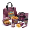 Caja de cartón personalizada para hamburguesas