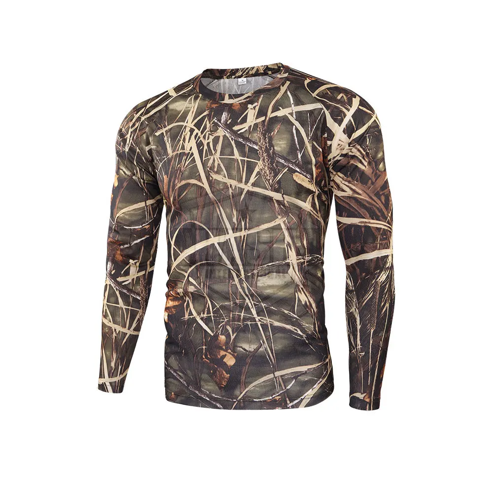 2023 Sublimation Camouflage Long Sleeve Breathable Fishing Wear Full ...