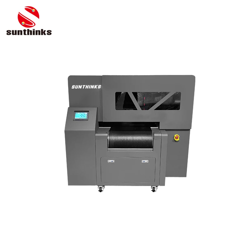 Sunthinks Waterproof Packaging Printer Low Price Flastic Printing Machine Metal  UV Single Pass Printer