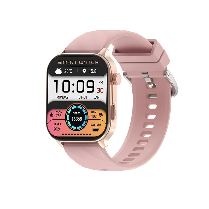 LC211 Luxury Fashion GPS Smart Watch with 2.01inch Screen 1ATM Waterproof and 360mAh Battery for Outdoor Fitness Tracking