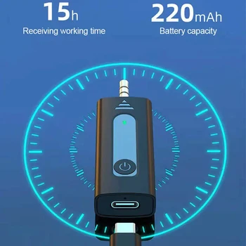 Mini Microphone Wireless Lavalier Lapel Portable Microphone  Professional Noise Reduction Recording  Mic for Camera detail image