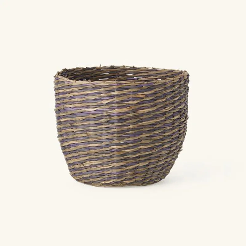 100 Ecofriendly Woven Natural Seagrass Storage Basket Straw Plant