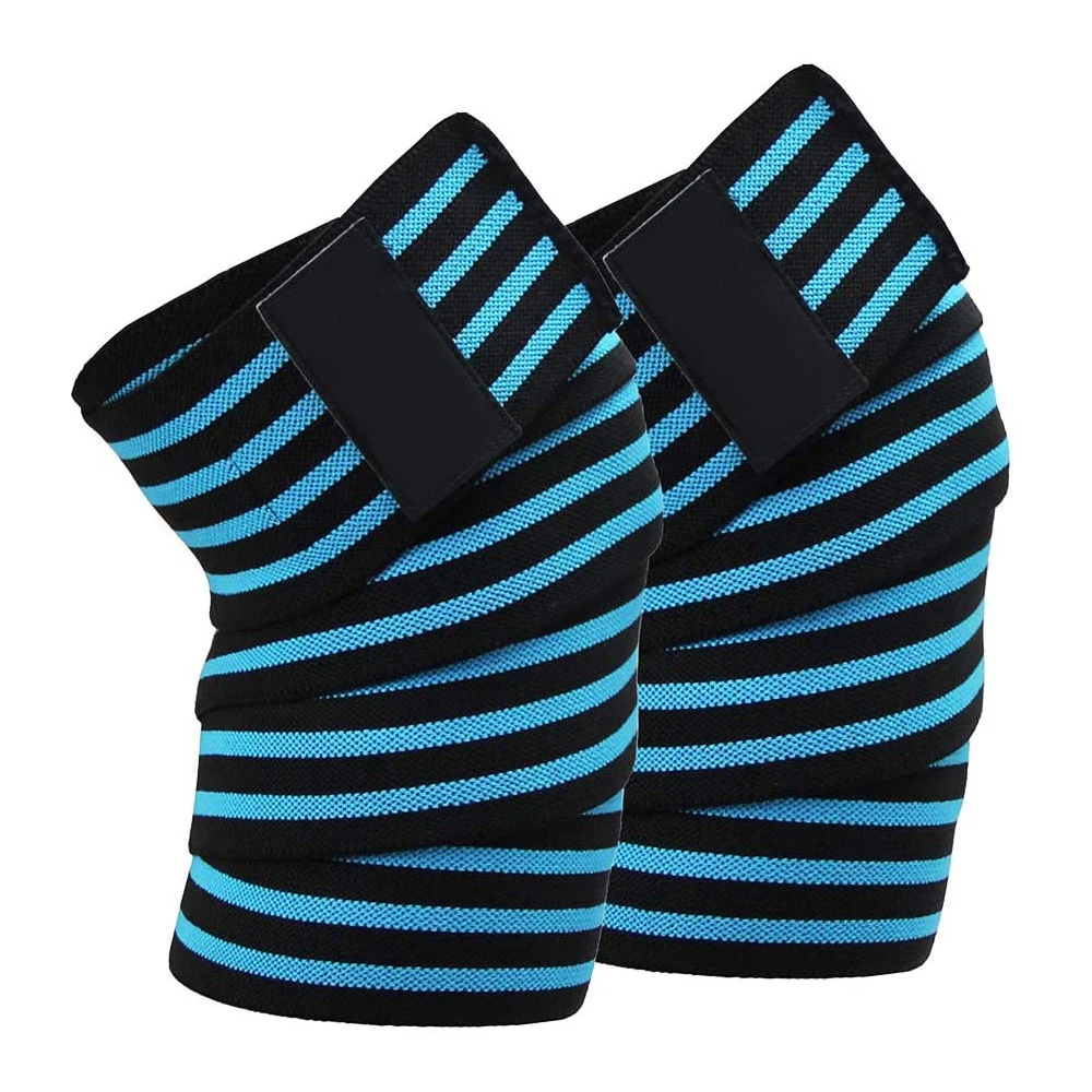 Knee Wraps 2024 Custom Weightlifting Knee Wraps Power Lifting Support