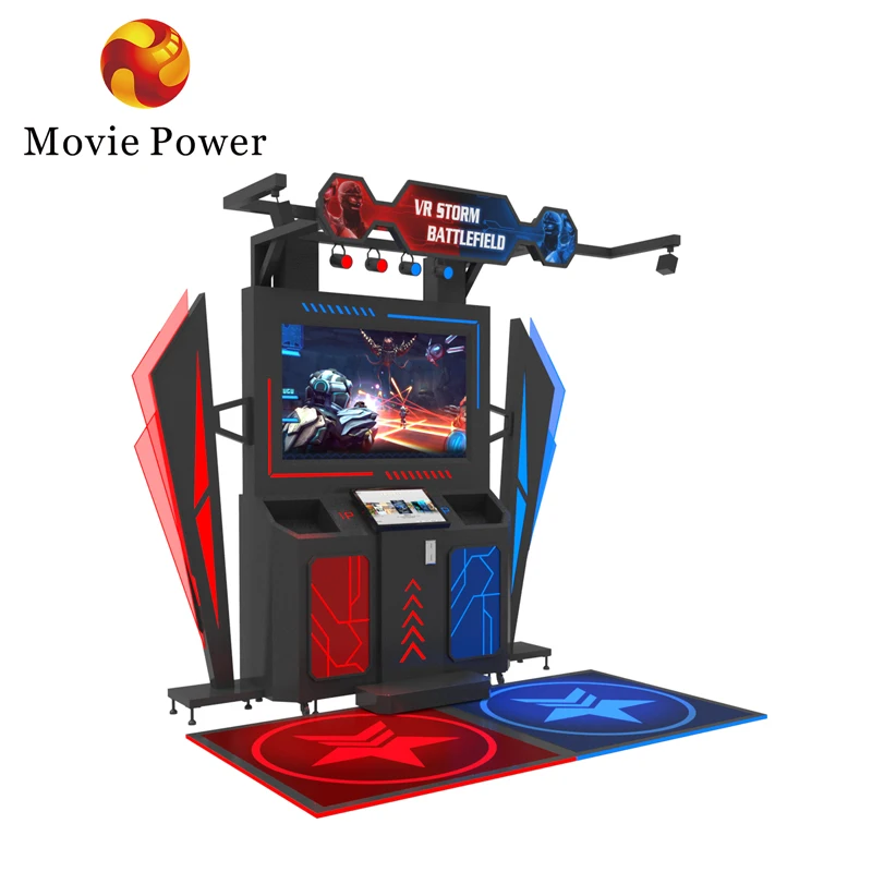 2 Players Adult 9D Arcade Games VR Walker Simulator Virtual Reality  Amusement Park Equipment Shooting Machine For Shopping Malls