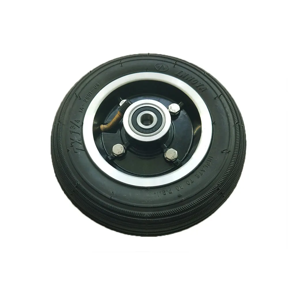 7 Inch Bike Electric Folding Scooters Powerful Drum Disc Brake Wheel Small Rubber Wheel Pneumatic Wheels