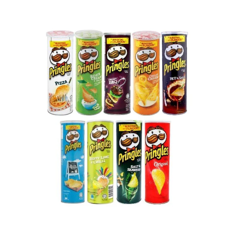 Pringles The Original Potato Crisps /perfectly Seasoned Salty Snack ...