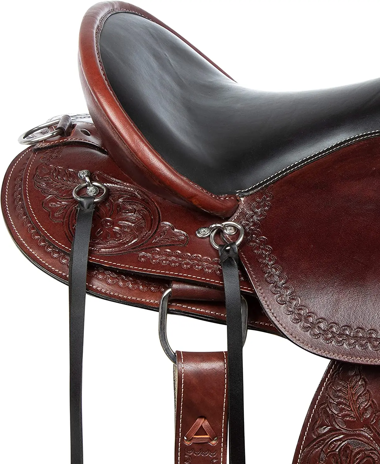 Premium Quality Western Leather Horse Saddle With Matching Horse Tack Set Genuine Leather Barrel Saddle English Racing Saddle
