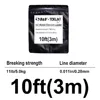 0.011in/0.28mm  11lb/5.0kg