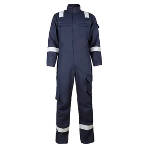 Flame Retardant Reflective Coverall Comfort and Superior Flame Resistance Fr Coverall High Visibility Reflective Safety Coverall