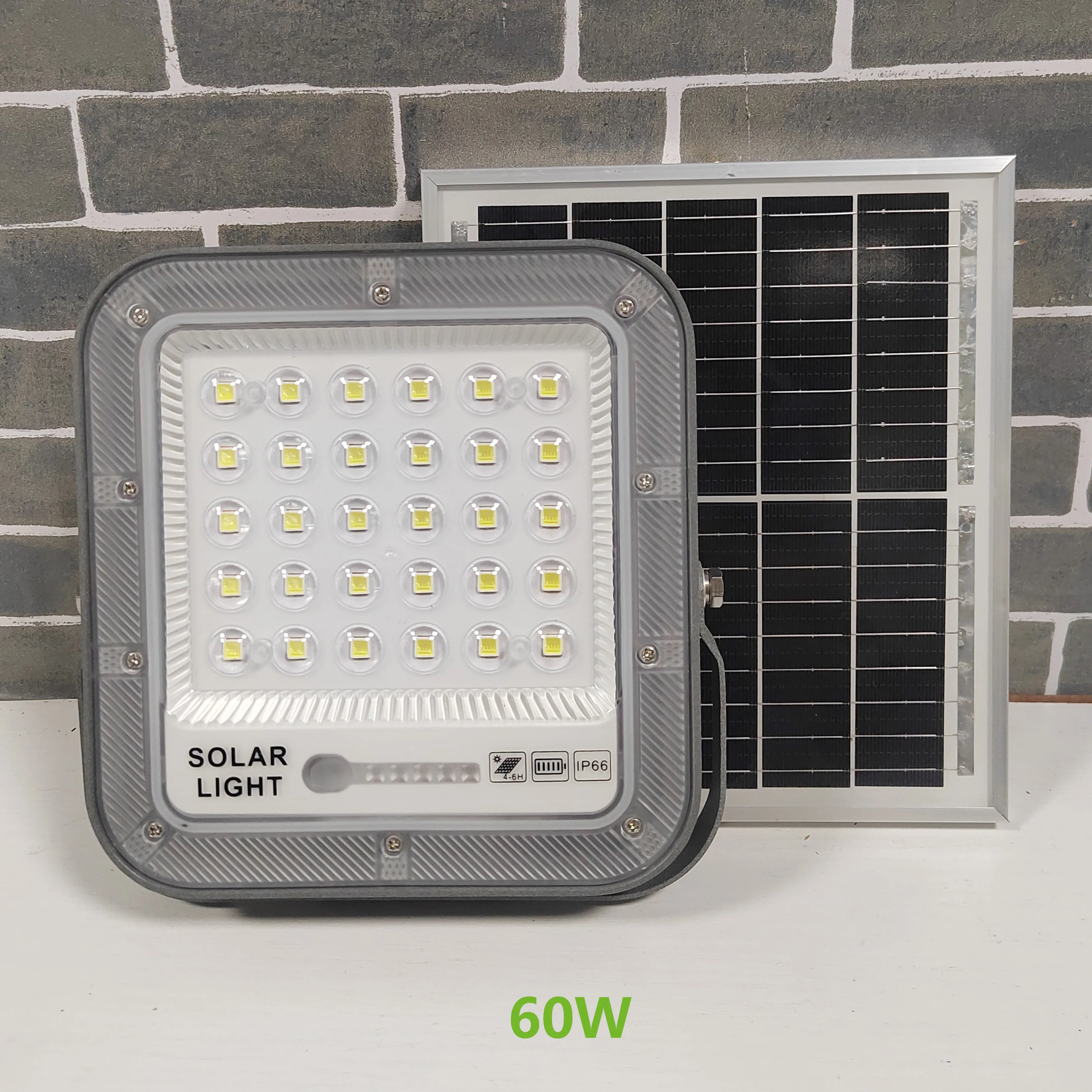 60w 100w 200w 300w LED Solar Flood Light Battery Replaceable Outdoor Waterproof