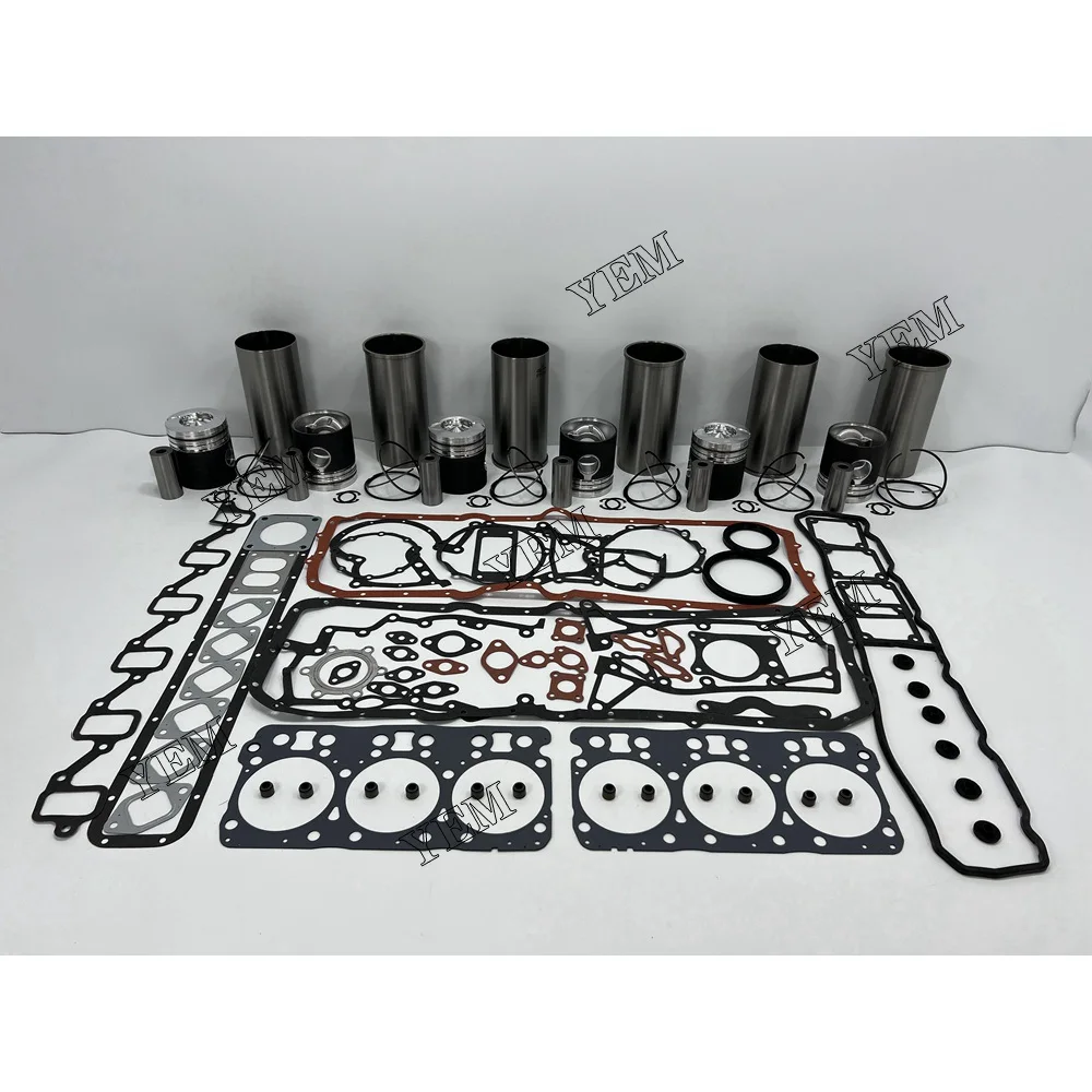 DE12T Overhaul Kit With Gasket Set Fit for Industrial Excavator Forklift Diesel Engine