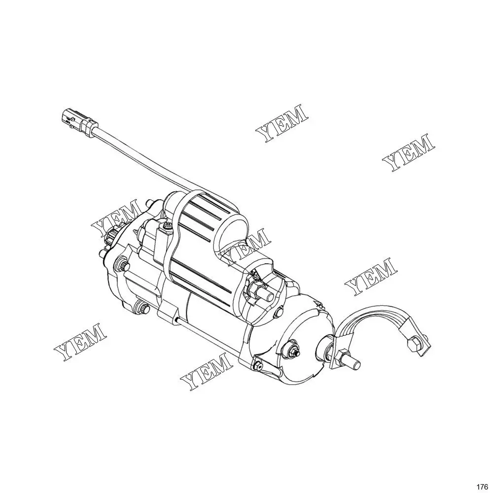 962H 950H Starter Part No. 390-0787 3900787 Replacement Engine Parts