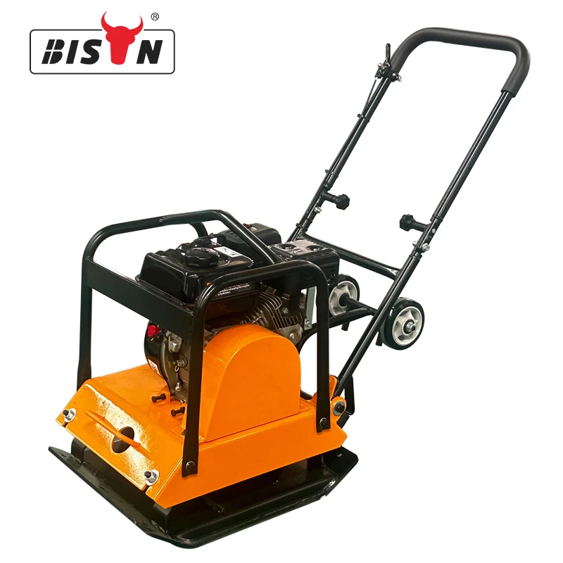 Hand Use Compaction Machine Bison Vibration Hand Manual Plate Floor Compactor Machine - Buy Plate ...