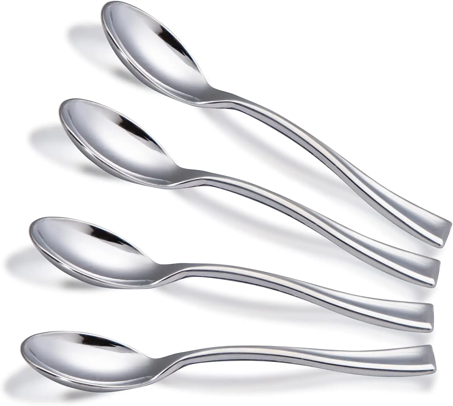 Premium Glossy Finished Hard Plastic Silver Spoons For Birthday And Events At Reasonable Prices