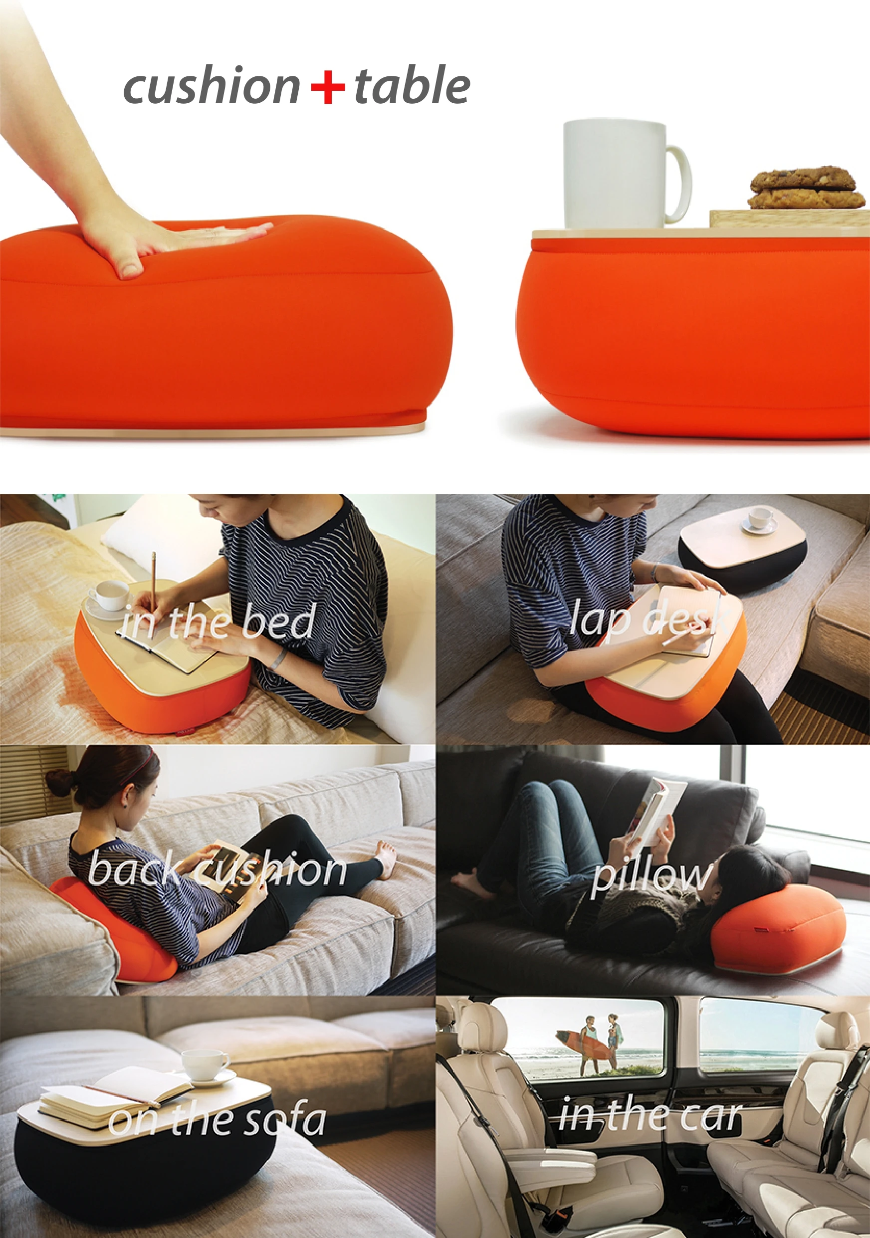 Tavolino Multifunctional Cushion For Pillow Back Cushion And Use The