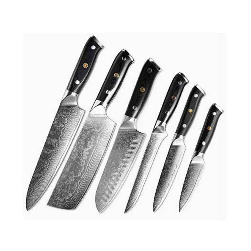 Professional Set Vg10 Damascus Knife Buy Damascus Knife,Knife Set,Kitchen Knife Product on