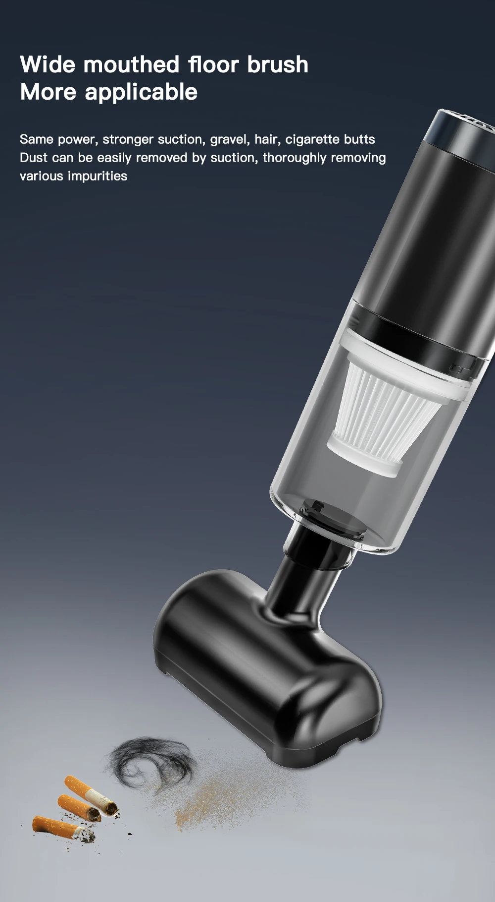 2 In 1 Vacuum Cleaner Portable Mini Wireless Handheld Vacuum Cleaner