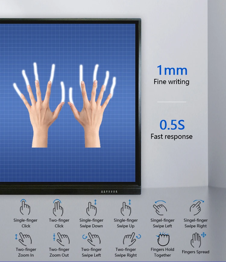 Isurpass Digital Interactive Whiteboard Smart Board For School Or