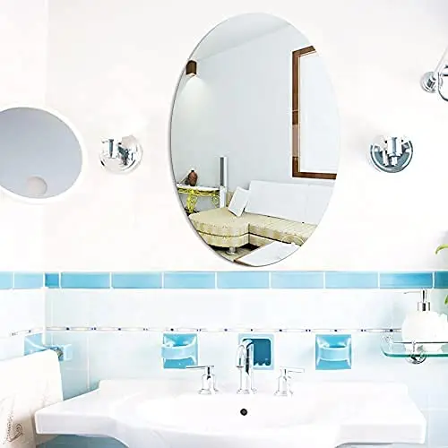 Modern Design Frameless Large Unbreakable Flexible Self Adhesive Acrylic Sticker Home Bedroom Wall Decor Luxury Mirror Miroir
