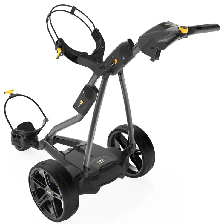 Best Selling Powakaddy 2024 CT6 GPS Foldable Electric Golf Trolley 36 Hole  Lithium Battery Remote Control Clarke's Golf Cart