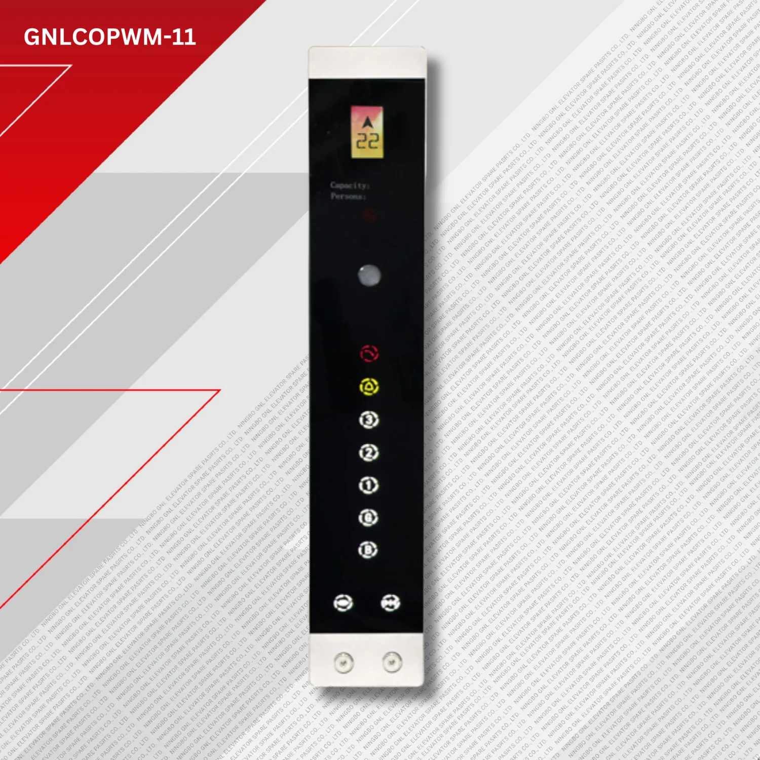 Elevator Wall Mounted Type -COP Car Operator Panel | Touch COP With 4.3 ...