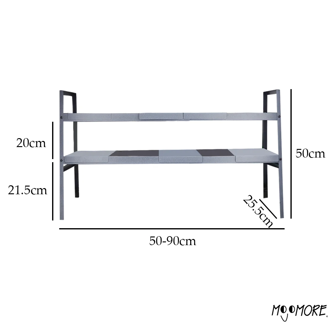 Multipurpose Use Stylish Metal Undersink Rack Helps To Create A Clean And Orderly Kitchen