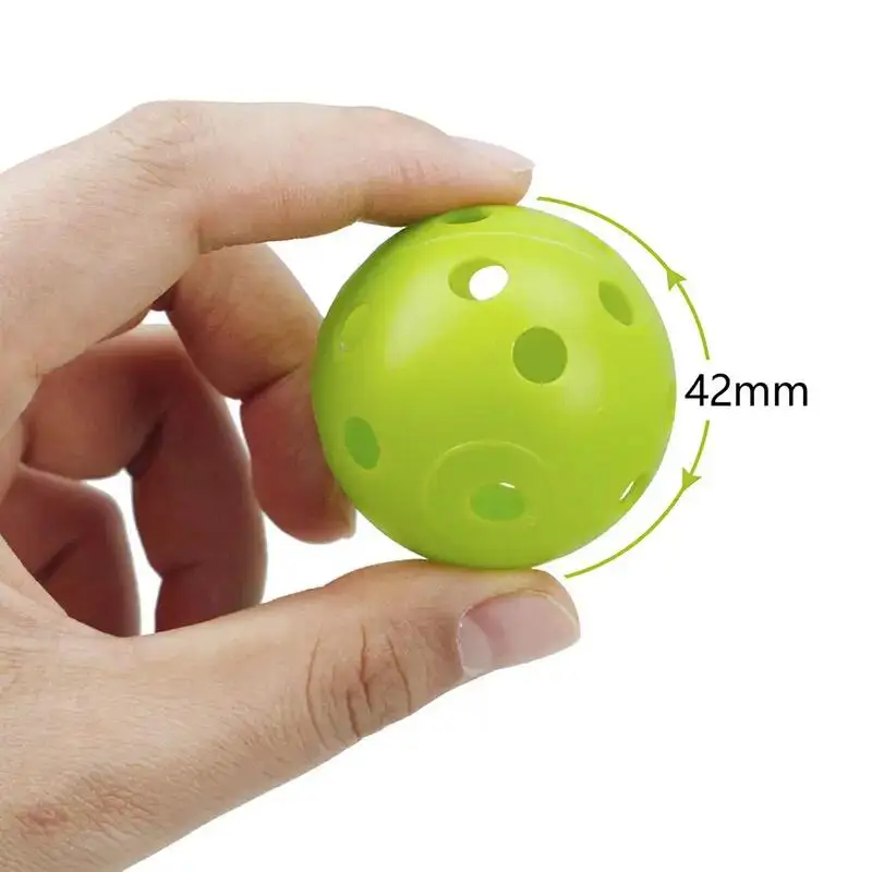 Wholesale 26 Holes Airflow Colored Plastic Golf Practice Ball Plastic