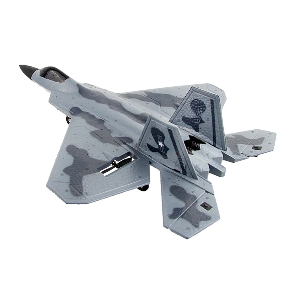 FX922 F-22 Fighter Raptor RC Plane Model 2.4Ghz Remote Control High-tech Airplane 4CH Glider Aircraft Kids RC Toys Boys Gifts