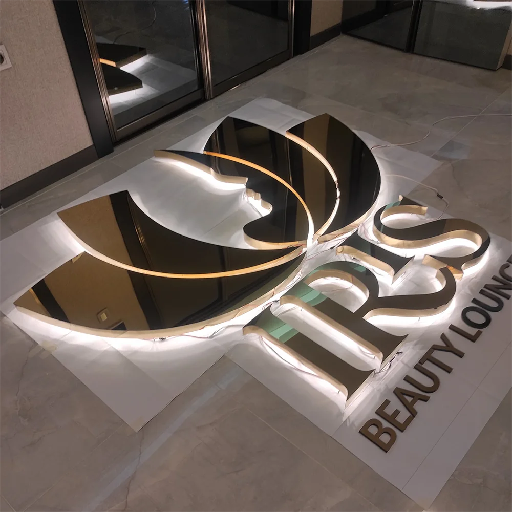Customized LED Shop Front Signs Backlit Led Channel Letter Sign for Beauty Salon