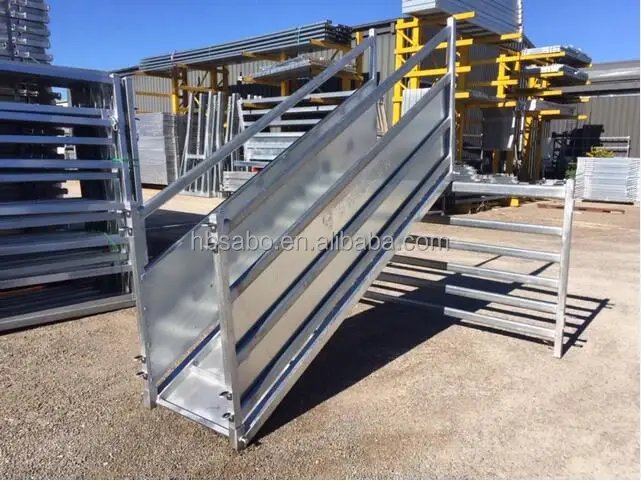 Adjustable Used Livestock Loading Ramp with Hot-dip Galvanized Steel ...