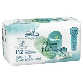Pampers Aqua Pure Sensitive Baby Wipes And Bio Degradable - Buy Mother