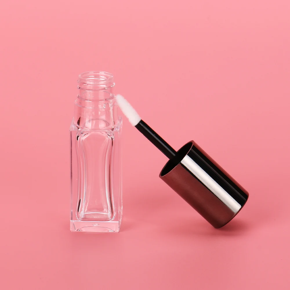 Transparent Lip Gloss Container Empty Clear Petg Plastic Square ...