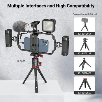 FOR SmallRig Portable Universal Mobile Phone Handheld Camera Kit with Aluminum Alloy 3155B detail image