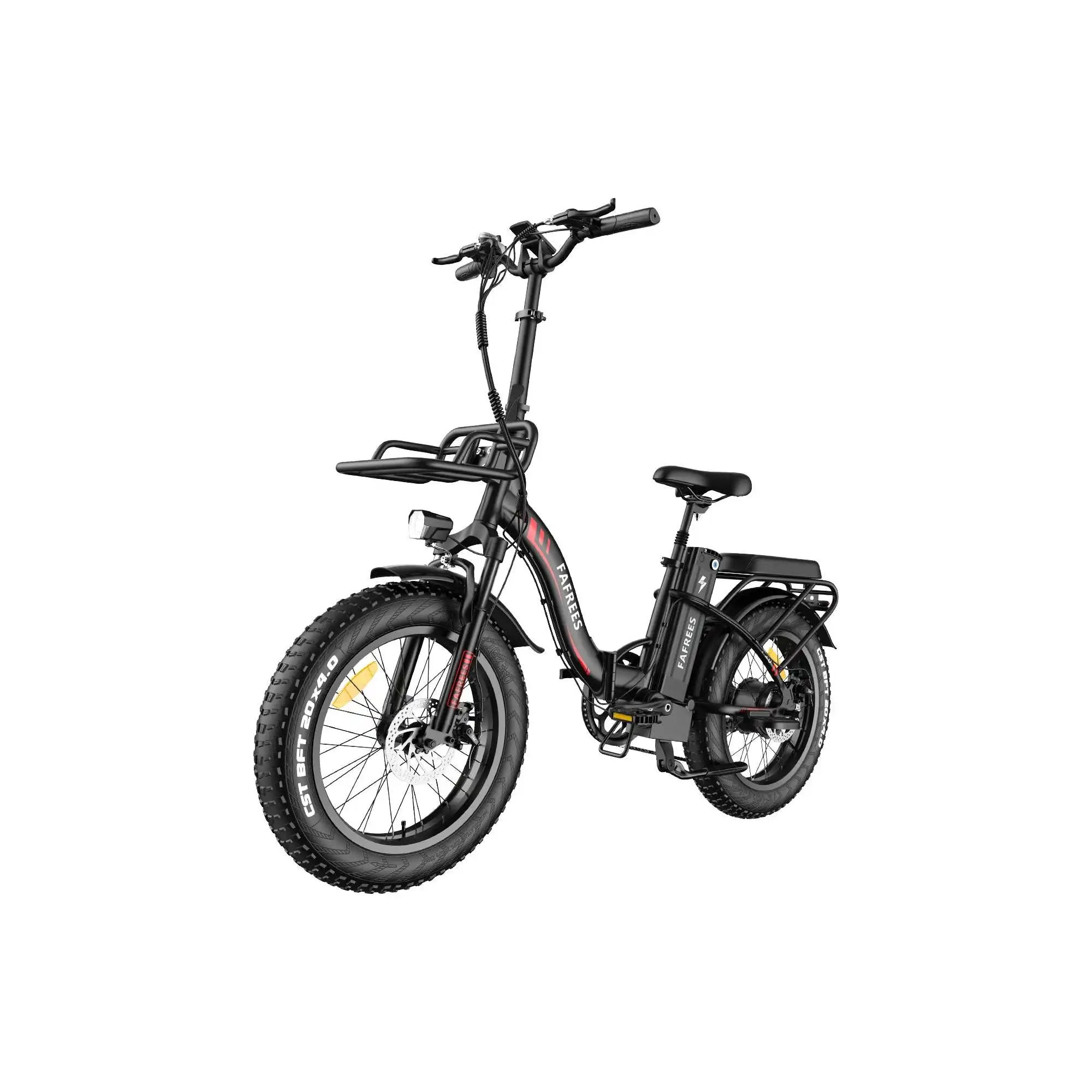 Fafrees F20 Max Electric Folding Bike with Integrated 7-Speed Lithium Battery Aluminum Alloy Frame Free Shipping UK Product