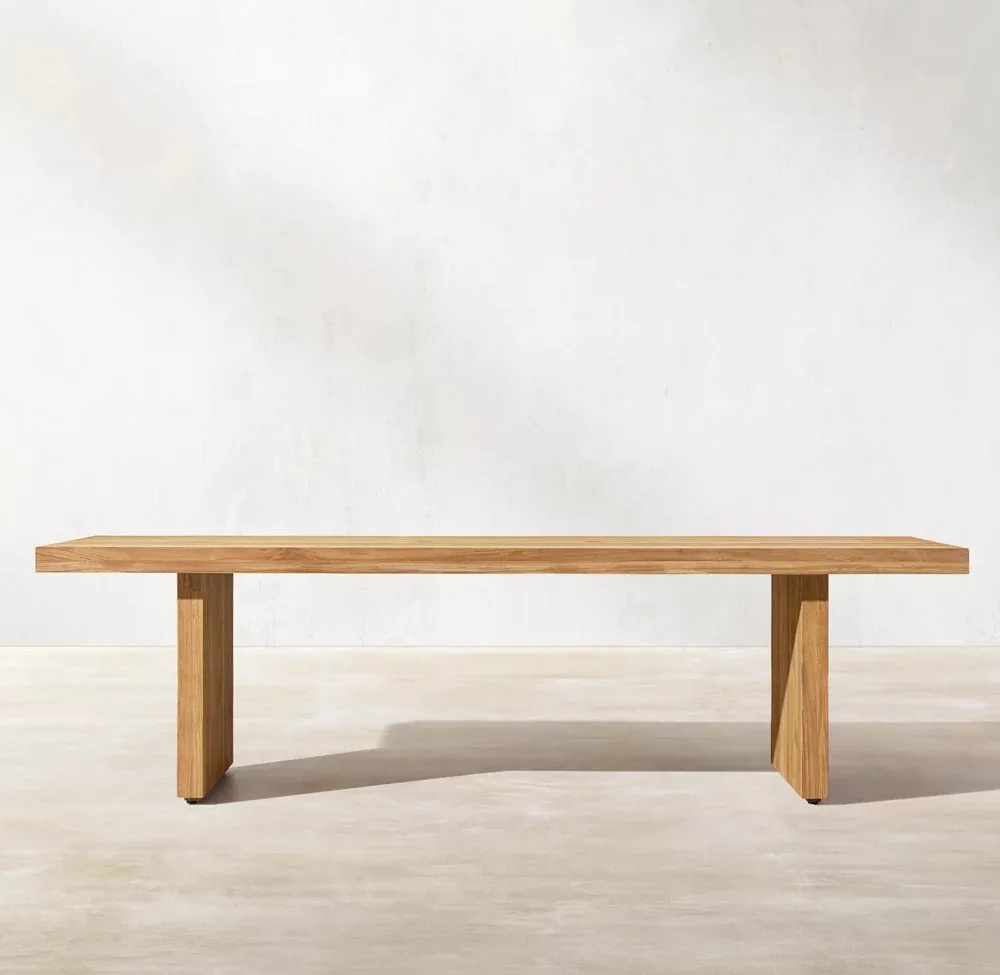 Modern Outdoor Teak Wood Furniture Dining Table And Chair Set Buy