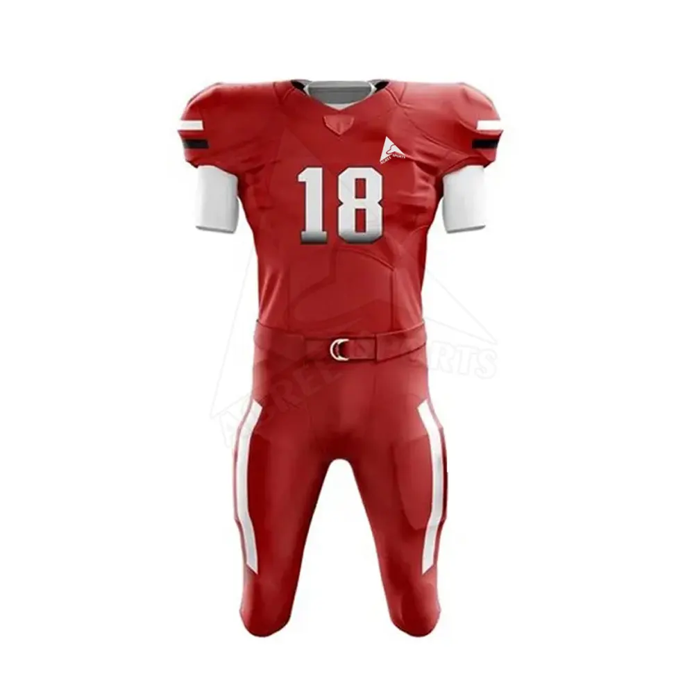 Custom Made Latest Design American Football Uniform With Low Moq High