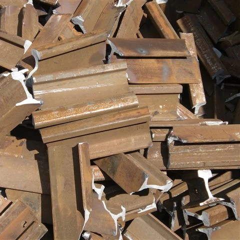 Used Q195 Iron and Steel Rails HMS1 & 2 Metal Scrap From FR for Melting