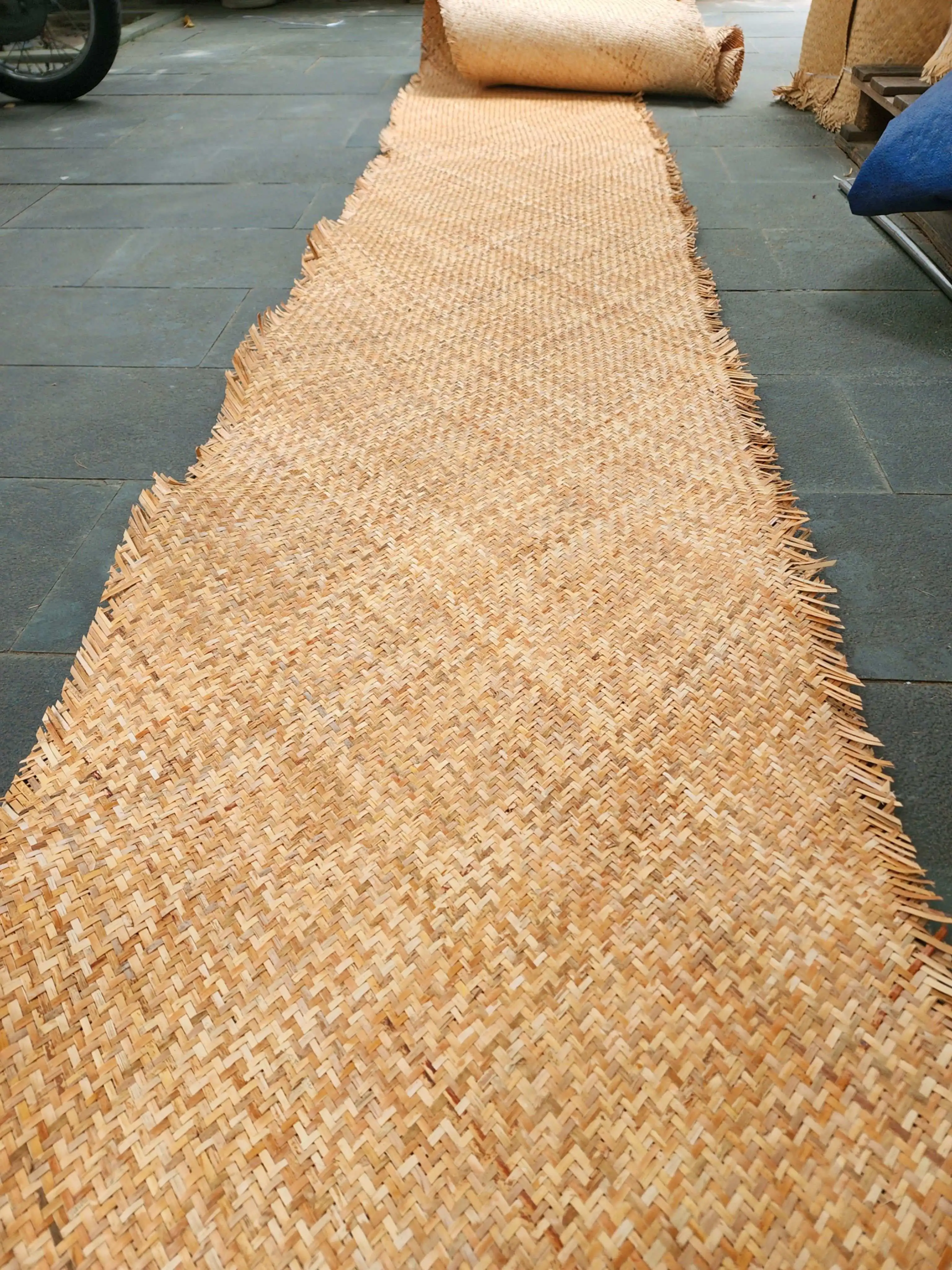 Rattan Factory Natural Raw Material Cane Webbing Rattan Sheet Fabric ...