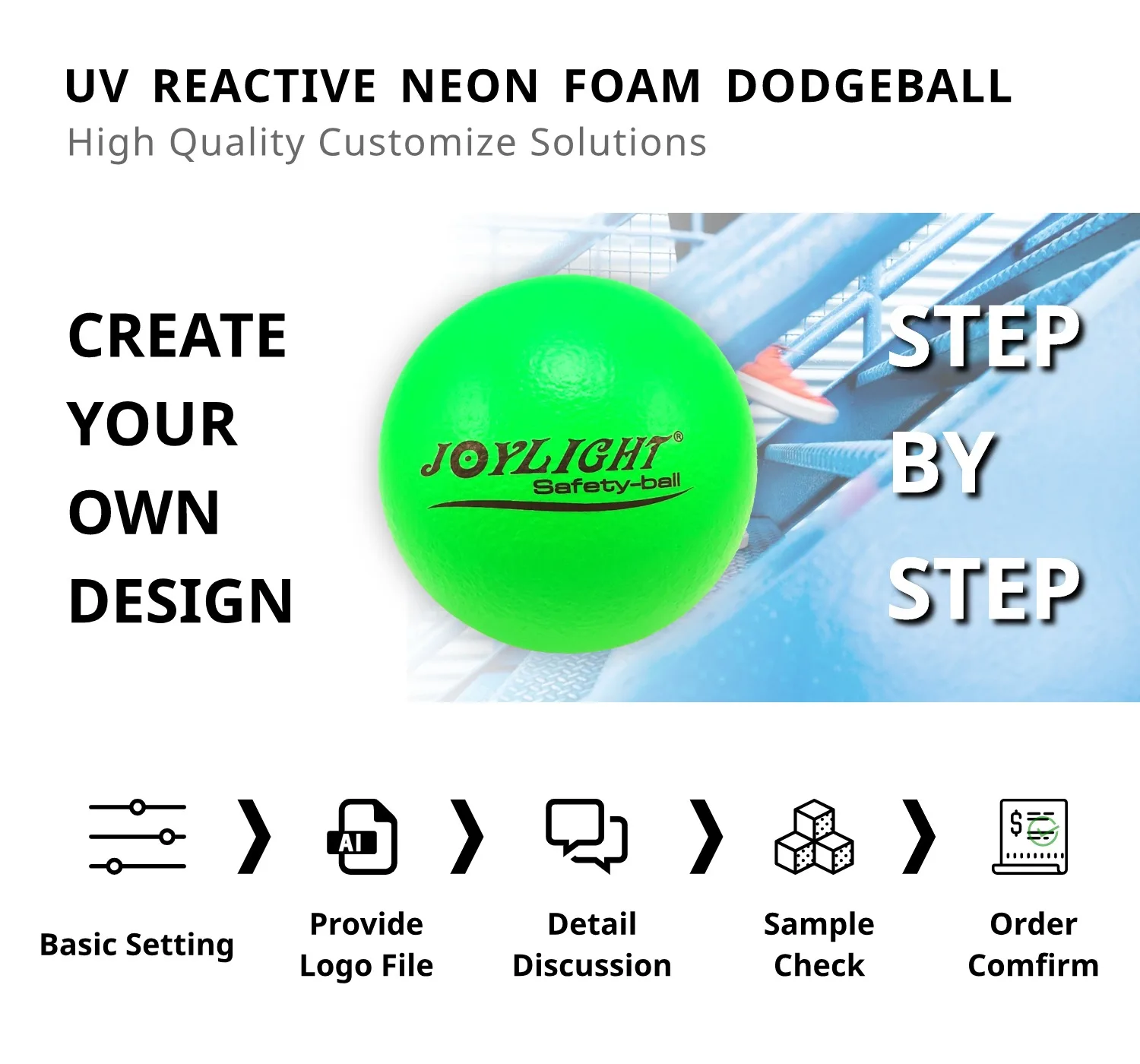 6" ( 152 Mm ) Uv Reactive Foam Dodgeball Blue Buy Blacklight Reactive