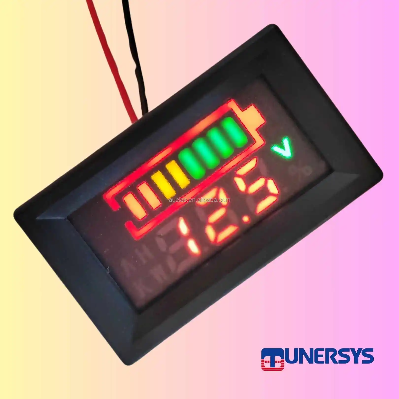 Car Digital Gauge 3 Digit Volt Meter Mini Moto Voltmeter Buy Digital