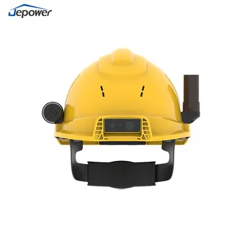 jepower Custom Logo Ce Construction Safety Helmet Engineering Protective Work Climbing 4g Wifi Abs Camera Gps Smart Hard Hats