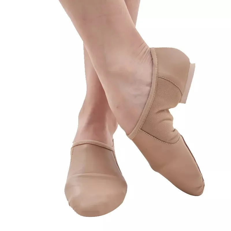 Comfortable Fitting Ballet Soft Half Sole Top Quality Training Dance Shoes  Five Holes Dance Shoes In Low Price - Buy Professional Competition Sport Dance  Shoes Women,High Quality Dance Shoe For Girls Dance