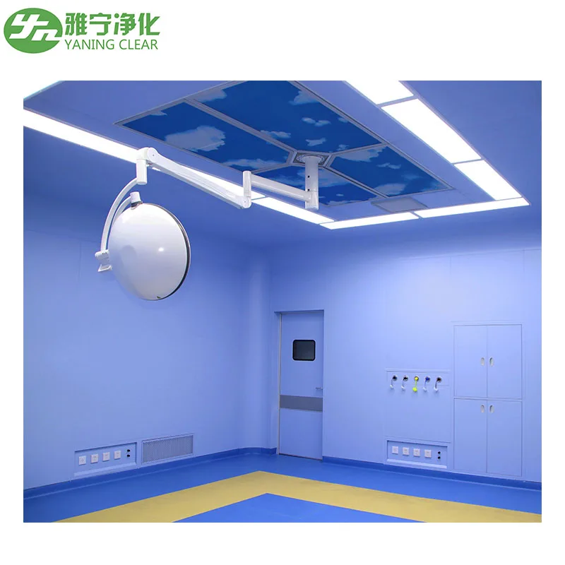 Manual Swing Surgical Room Doors Modular Operating Room Hospital Clean Room Hermetic 5