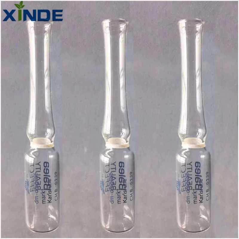 Empty Clear Amber Clear Glass Vial Ampoule Bottle for Serum Bottle Medical