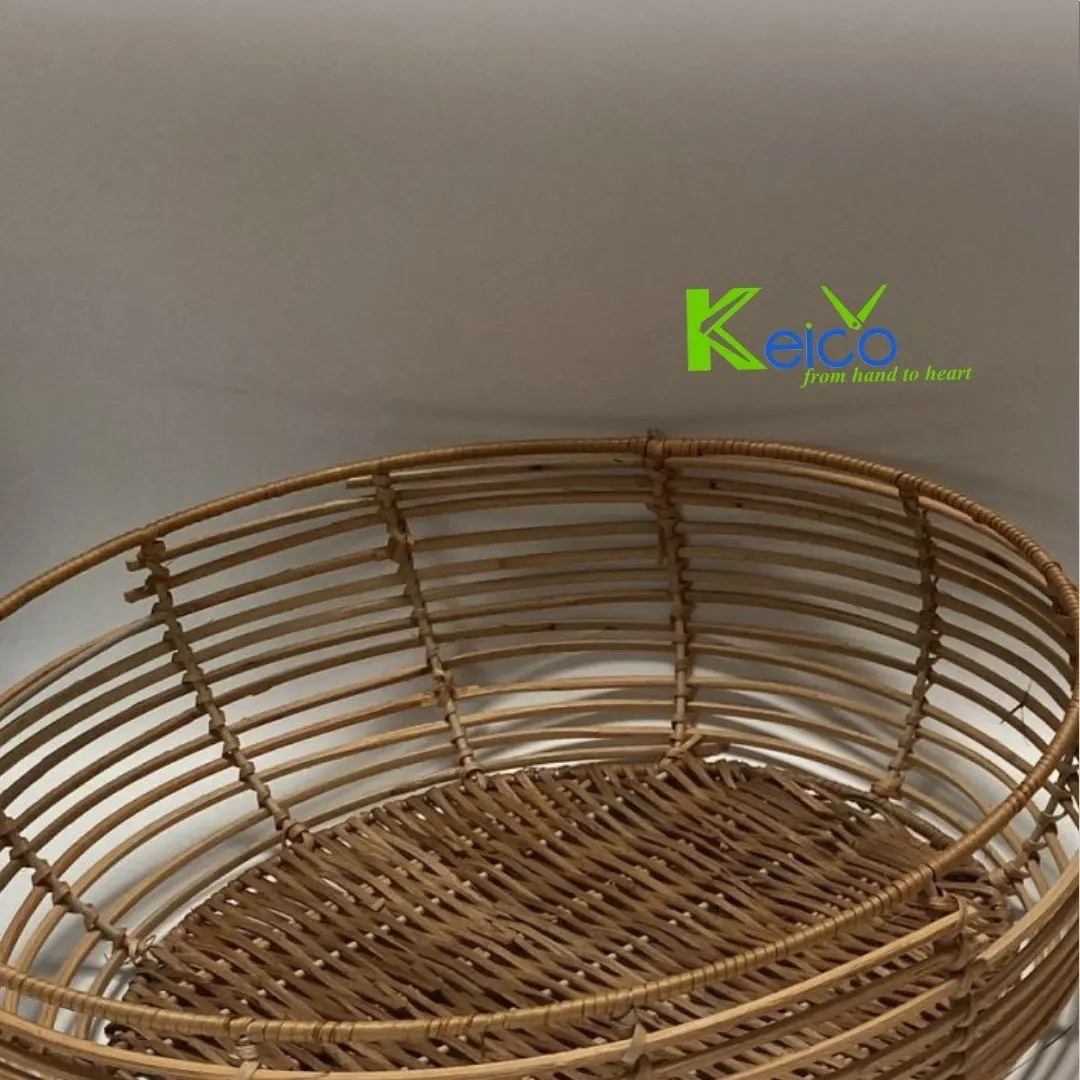 New Modern Design Summer 2023 Natural Basket Handwoven Rattan Storage
